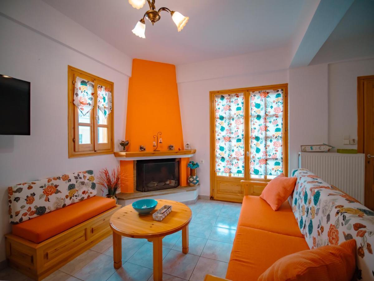 Orange House For Big Families In Damouchari - Delicious Houses Exterior photo