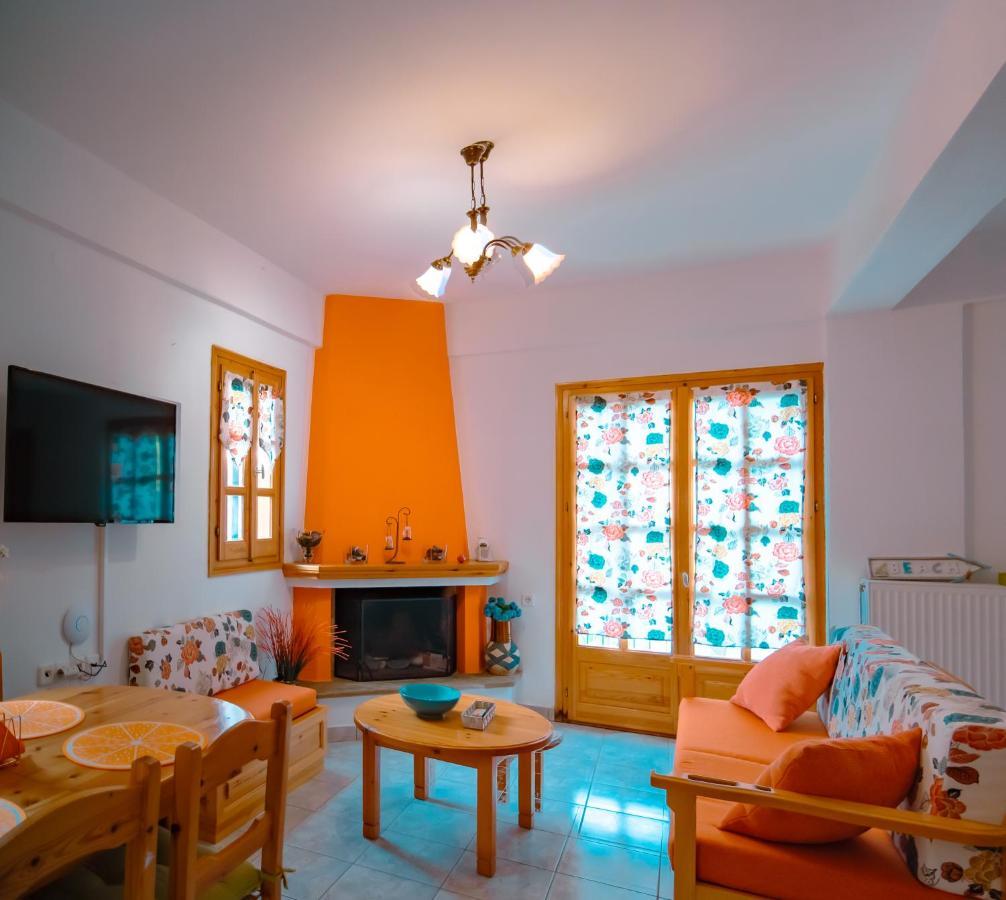Orange House For Big Families In Damouchari - Delicious Houses Exterior photo