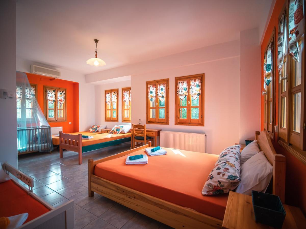 Orange House For Big Families In Damouchari - Delicious Houses Exterior photo