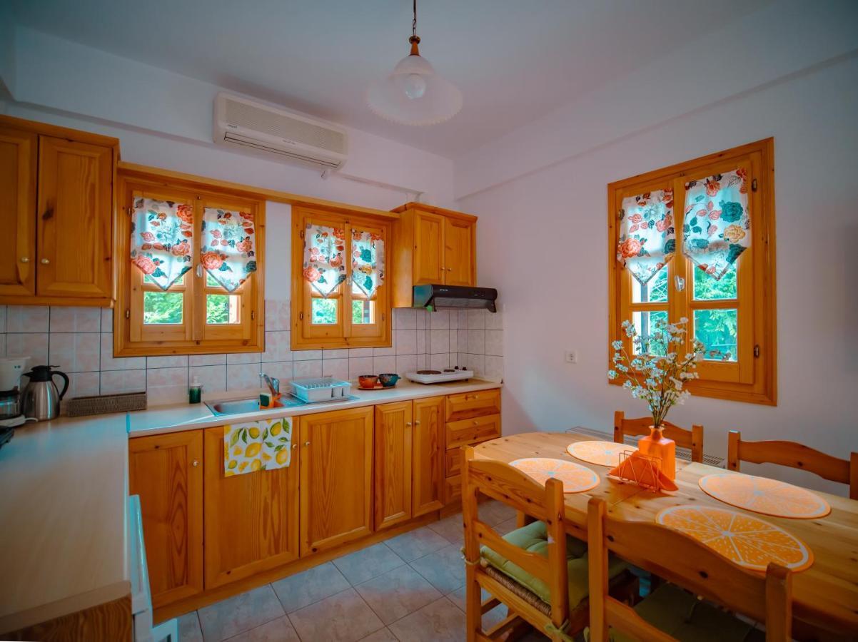 Orange House For Big Families In Damouchari - Delicious Houses Exterior photo