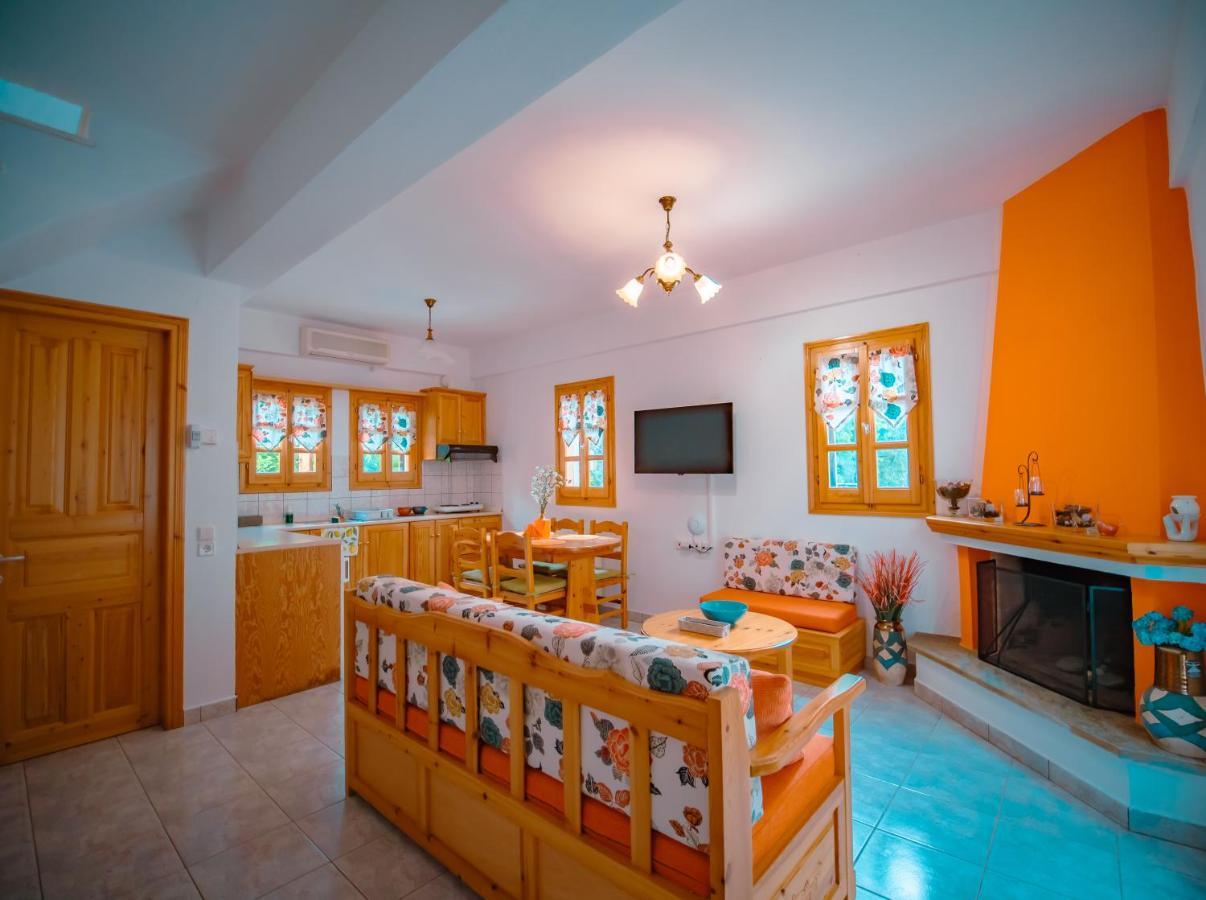 Orange House For Big Families In Damouchari - Delicious Houses Exterior photo