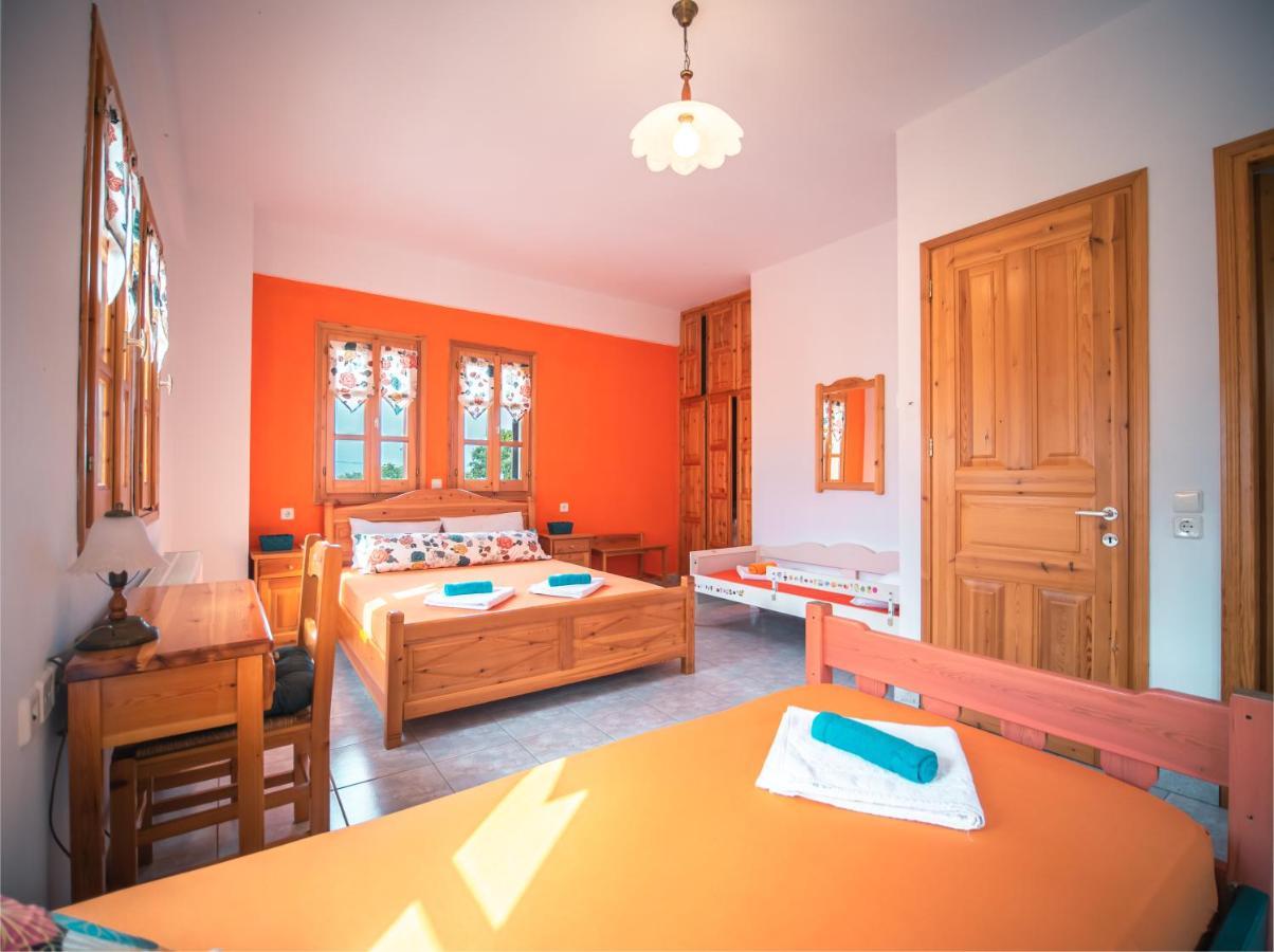 Orange House For Big Families In Damouchari - Delicious Houses Exterior photo